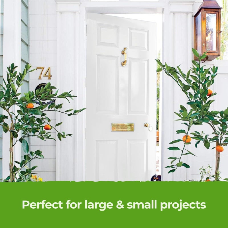 THE ONE All-In-One Paint & Primer - Brilliant White Matte, 8.5 Fl Oz/250ml | 1 Coat Formula | Easy Indoor & Outdoor Decorating for Home & Garden Walls, Floors & Furniture | Water-Based & Low VOC - Image 5